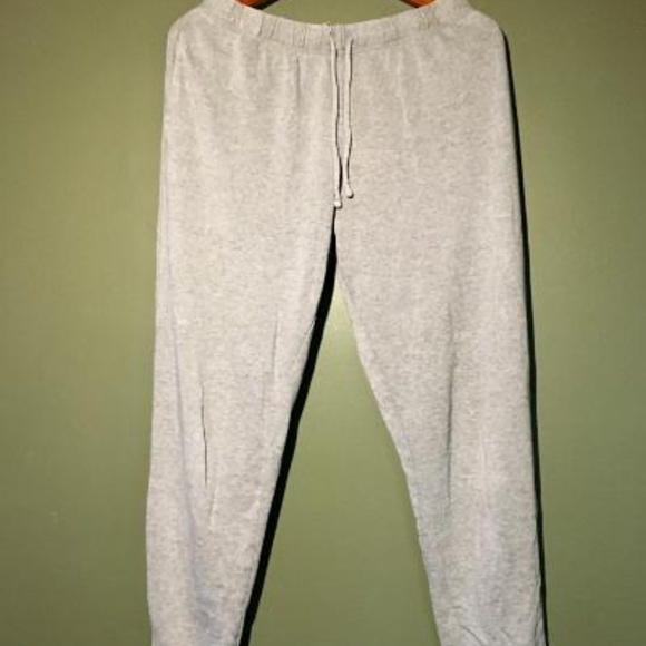 Womens Relaxed Gray Joggers - Picture 1 of 2